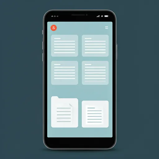 ScanlyGo document library with PDF thumbnails organized in a grid